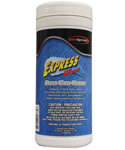 Express Wipes Glass Cleaner